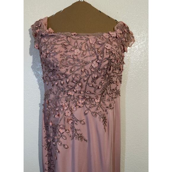 Cameron Blake Mother of Bride Formal Dress Gown 10 - Picture 5 of 16